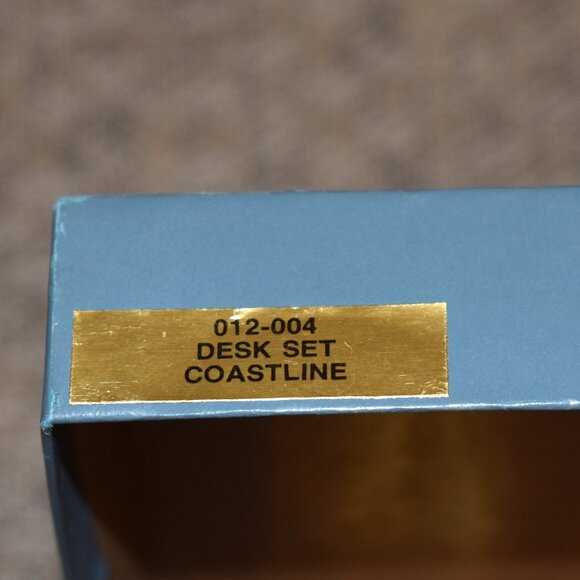 Vintage Lasercraft Coastline Laser Engraved Pen Holder 012-004 *No Pen Included* - Picture 3 of 6